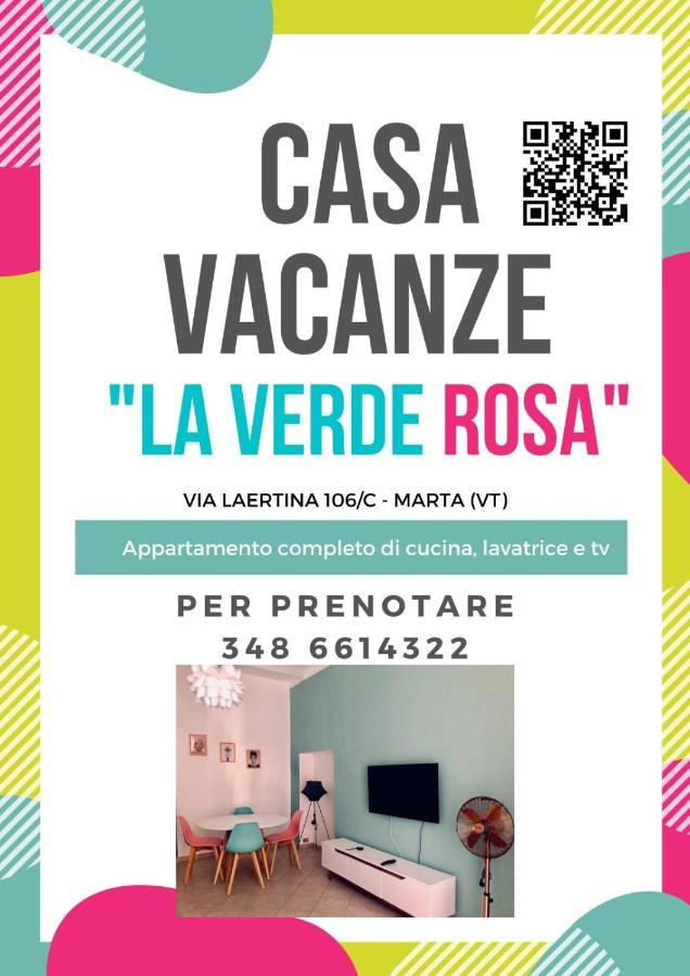 La Verde Rosa - Casa Vacanze A Due Passi Dal Lago Marta Exteriér fotografie